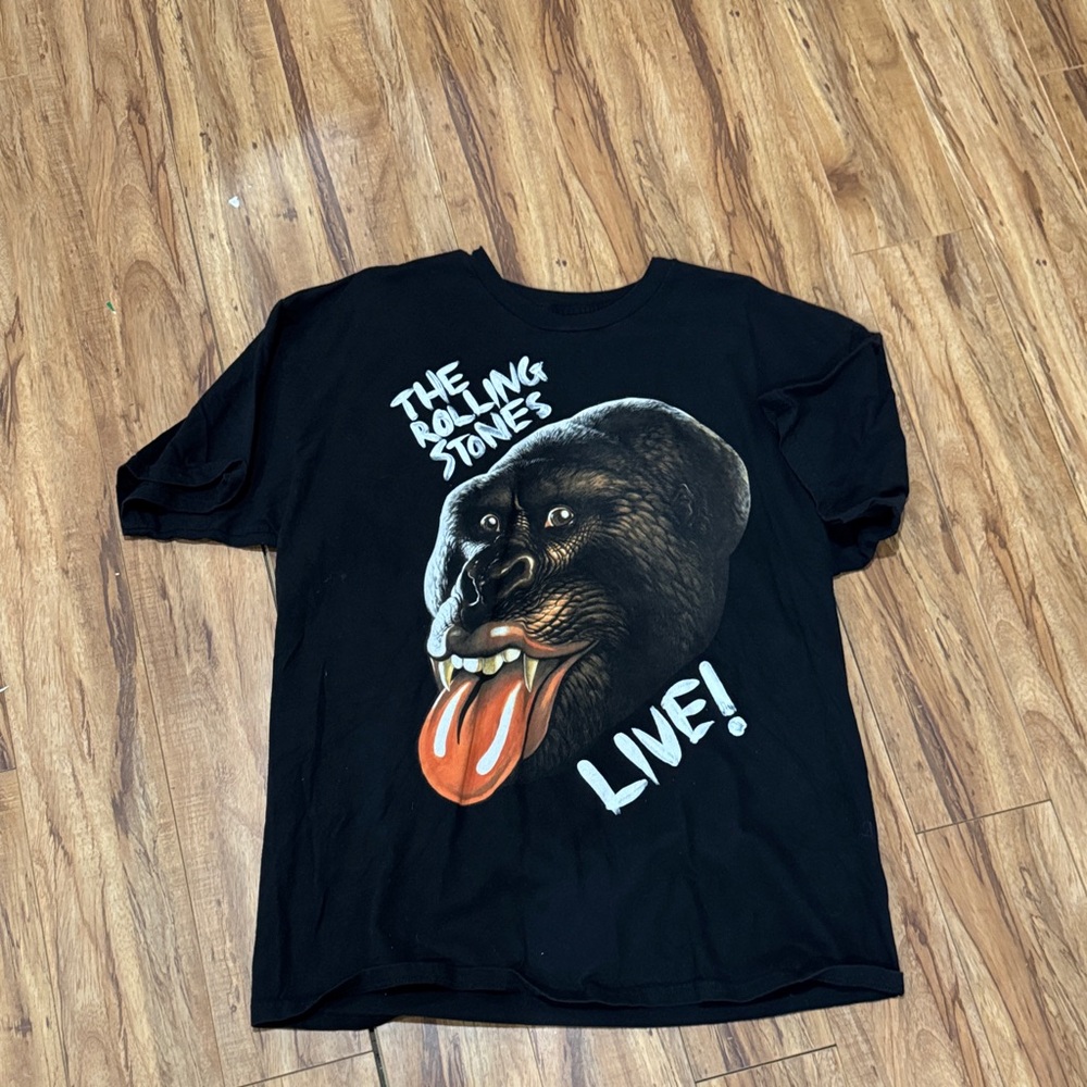 Rolling Stones Live Black T-Shirt